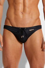 BLACK SWIM THONG